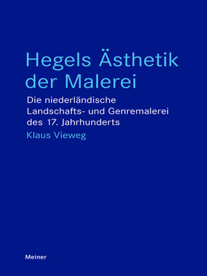cover image of Hegels Ästhetik der Malerei